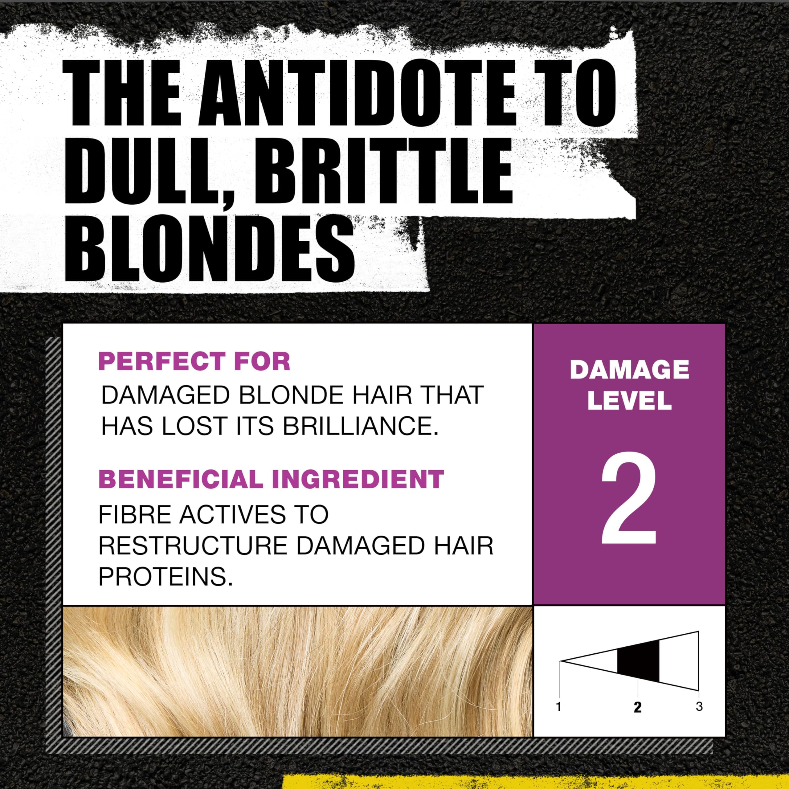TIGI Bed Head Dumb Blonde Shampoo color-protection feature preserving hair color.