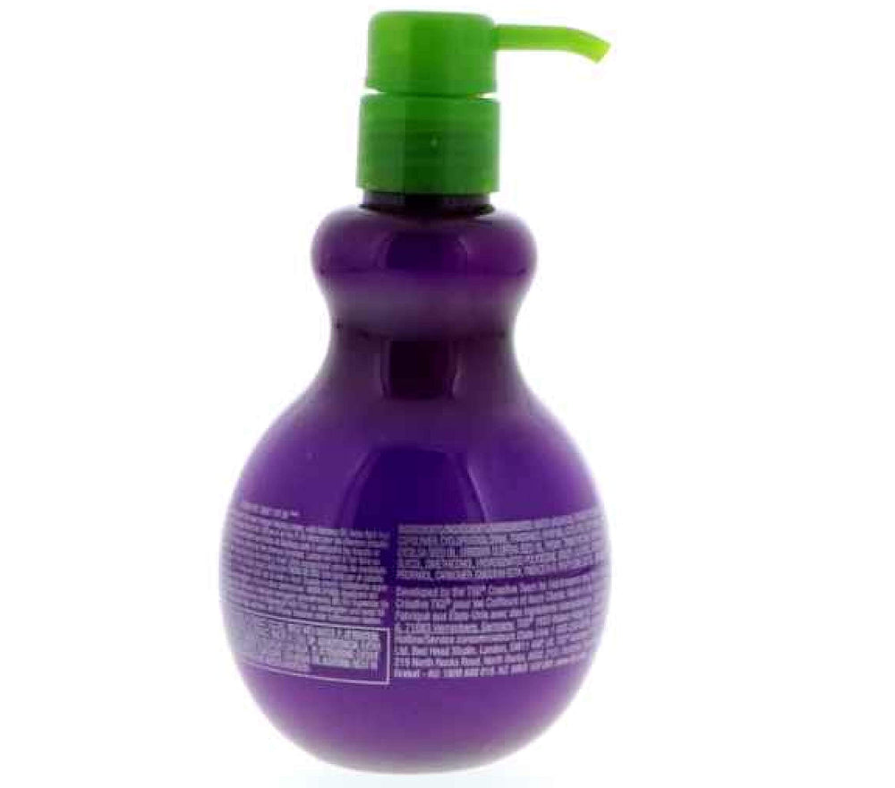 Close-up of TIGI Bed Head Foxy Curls Contour Creme texture for defining curls.