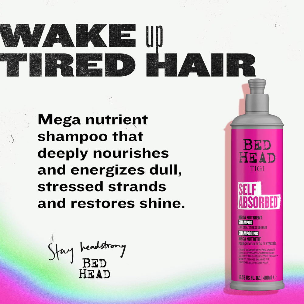 TIGI Bed Head Frizz Control Conditioner bottle provides anti-static conditioning for smoother hair.