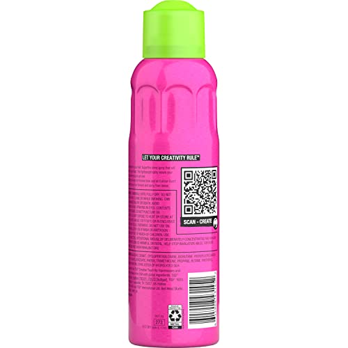 TIGI Bed Head Headrush mist dispersion demonstrates frizz control