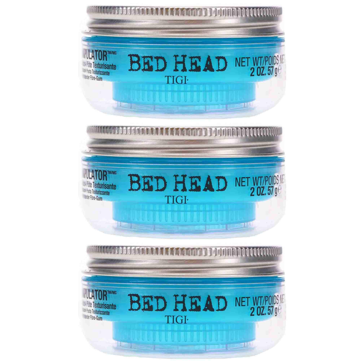 TIGI Bed Head Manipulator 2oz tube front shows portable texture paste for definition.