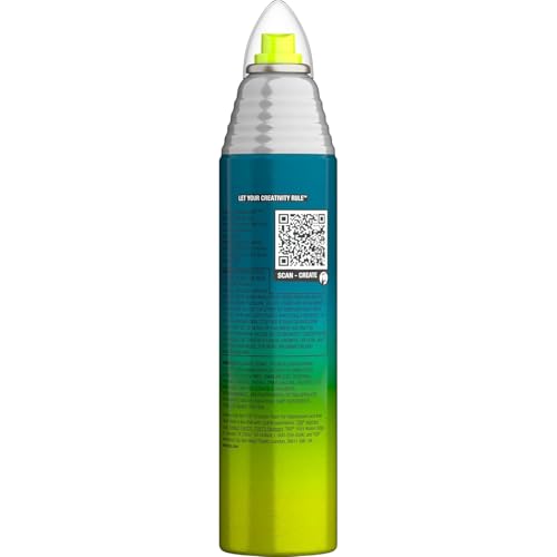 TIGI Bed Head Masterpiece spray distance demonstrates expert hold for all-day style.