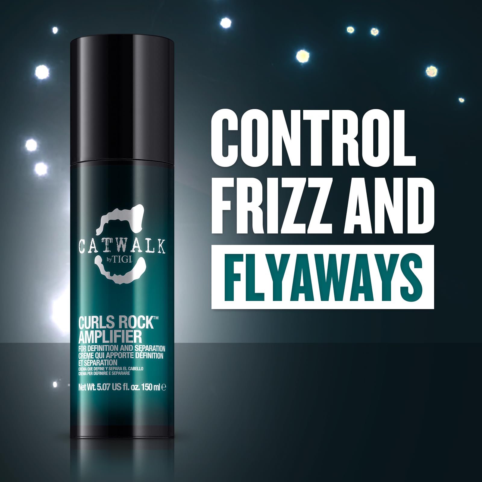 TIGI Catwalk Curls Rock Amplifier moisturized hair texture in styling