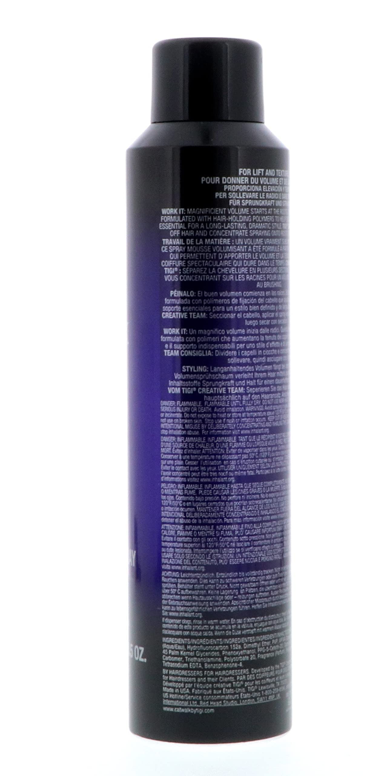 TIGI Catwalk Your Highness Root Boost near styling tools suggests easy shaping.