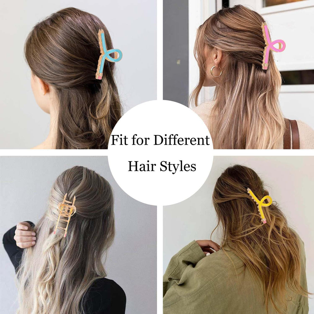 Tihebax Pencil Hair Clip teeth detail improves grip and reduces slipping