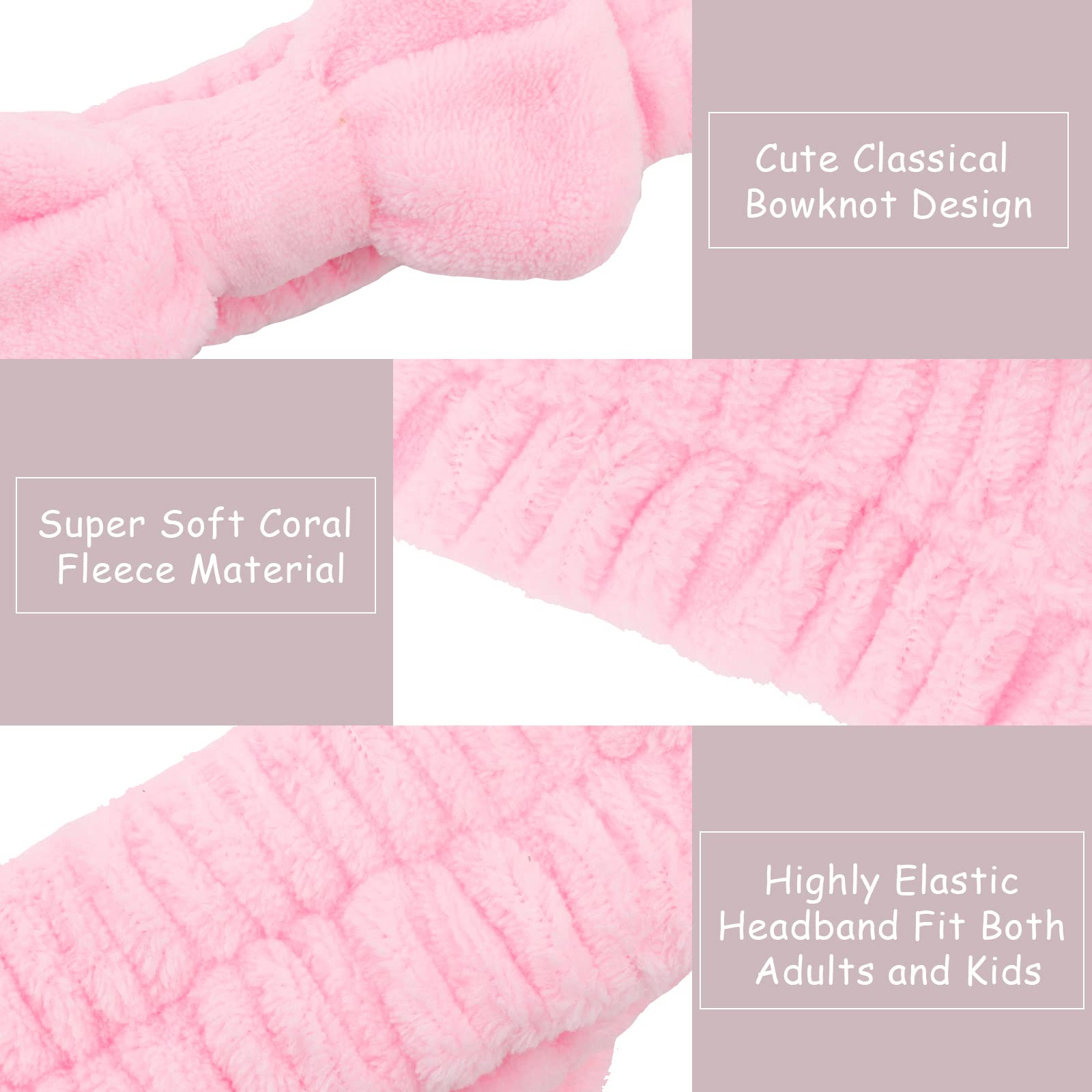 Tihebax soft elastic bow headbands for a comfy fit