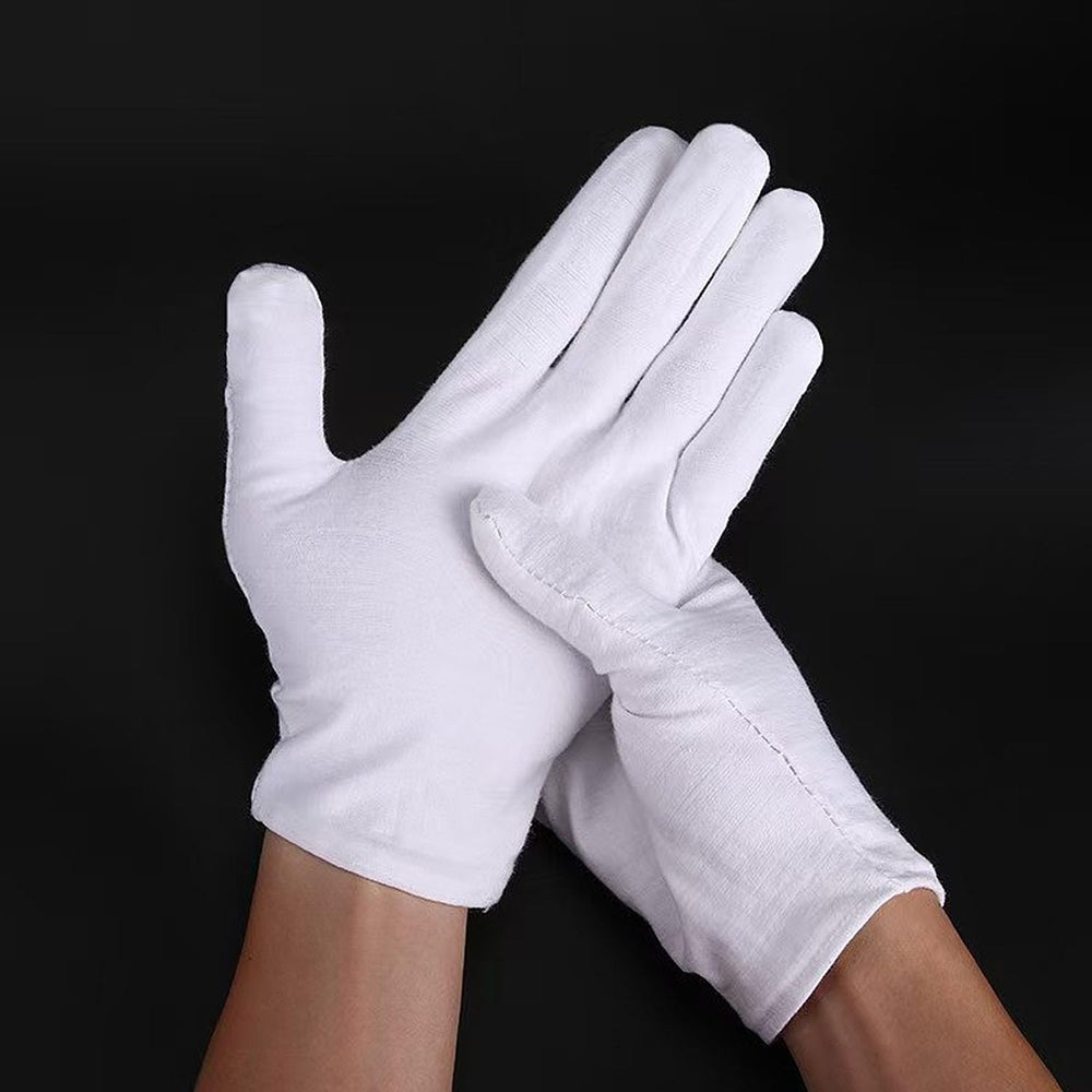 Guantes Tihzheoy para archivo fotográfico evitan huellas y polvo.