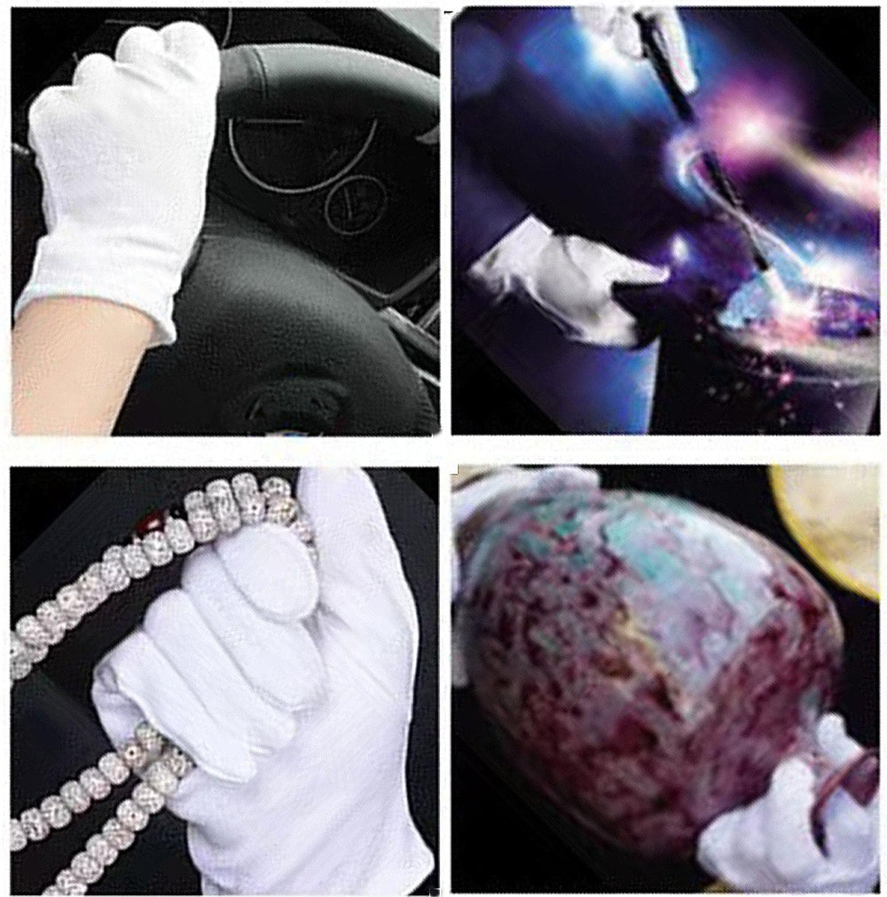 Guantes Tihzheoy para piel sensible, protección suave durante tareas.
