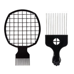 TIKIYOUN upgraded hair twist comb showcasing twist-defining capability for vibrant curls.