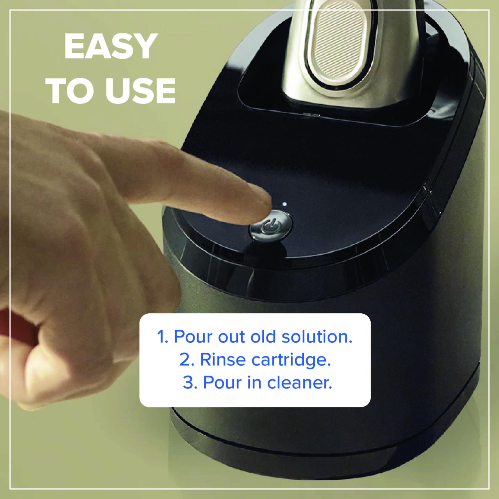 Tillbrook Clean & Renew system bottle shown for universal compatibility.