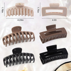 TIME&TRAVE cloud clip dark brown square closeup highlighting non-slip hold during movement
