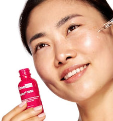 Timeless Skin Care Matrixyl 3000 Serum with hyaluronic acid showcases plump hydration.