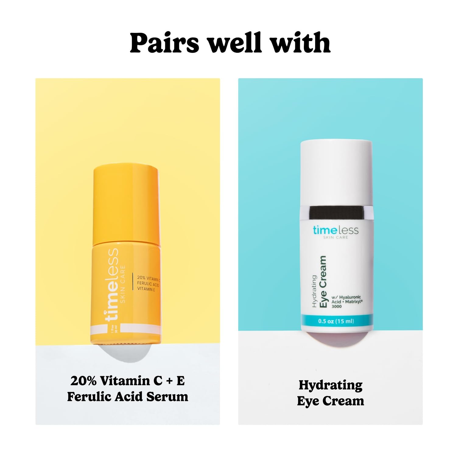 Timeless Skin Care Matrixyl Synthe’6 Serum packaging and label emphasize trusted skincare.
