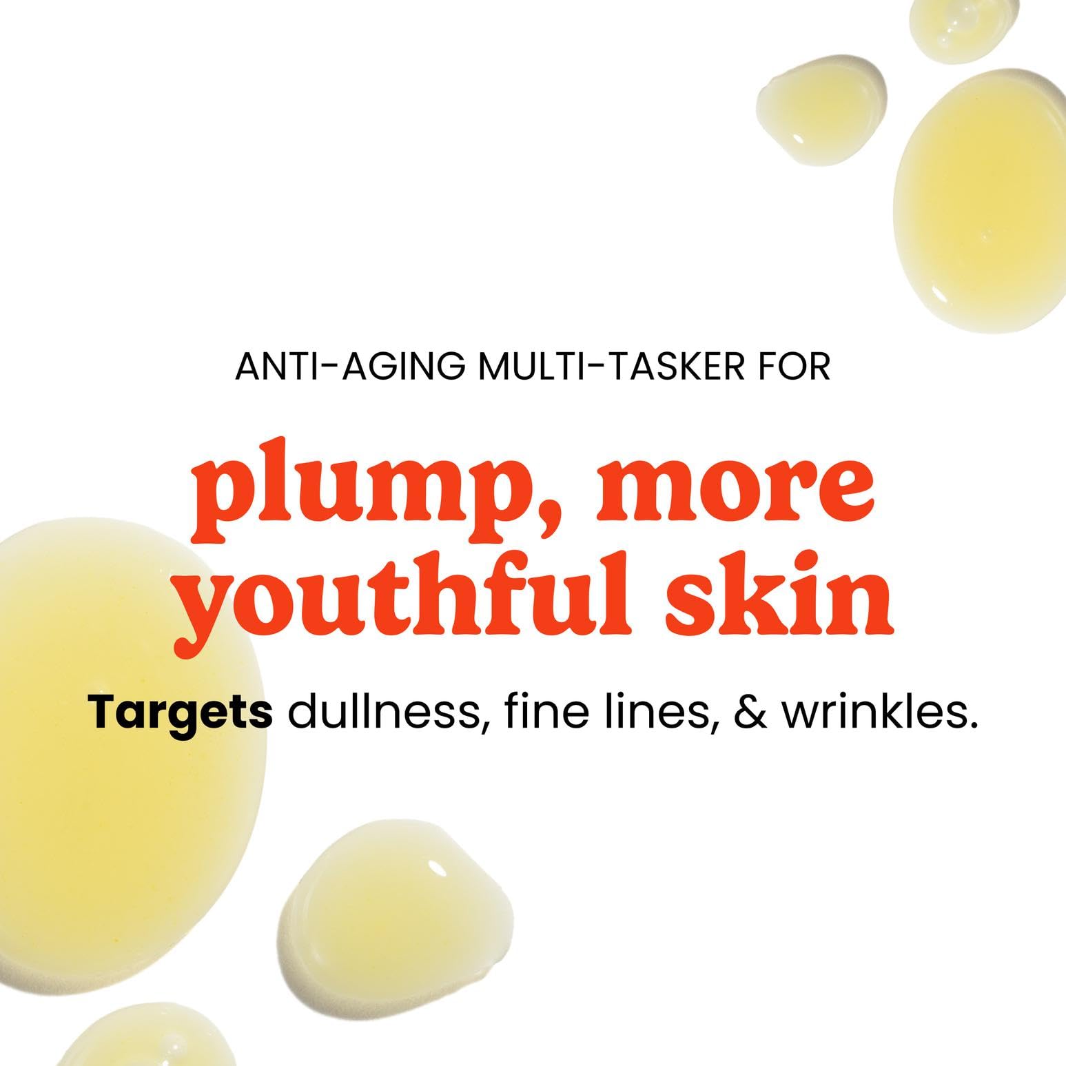 Timeless Skin Care serum being dispensed onto fingertip.