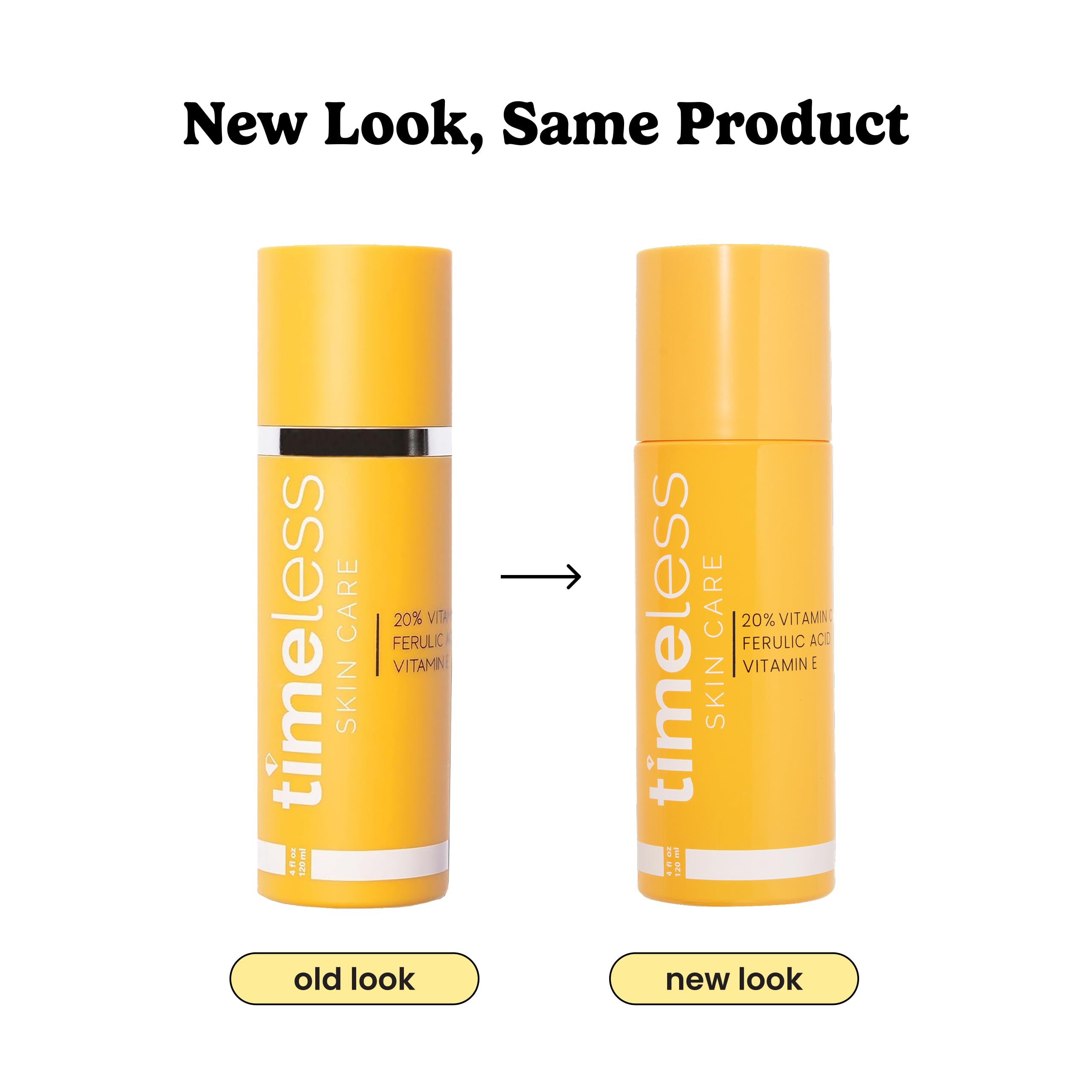 Timeless Skin Care Vitamin C Serum 4oz packaging for long-term use.