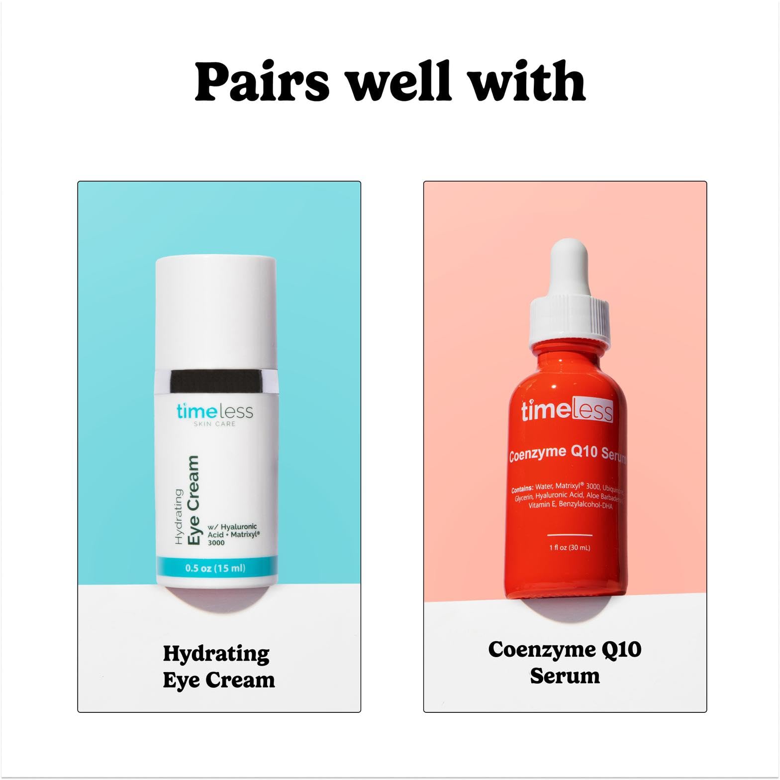 Timeless Skin Care Vitamin C Serum daily routine on bathroom shelf.