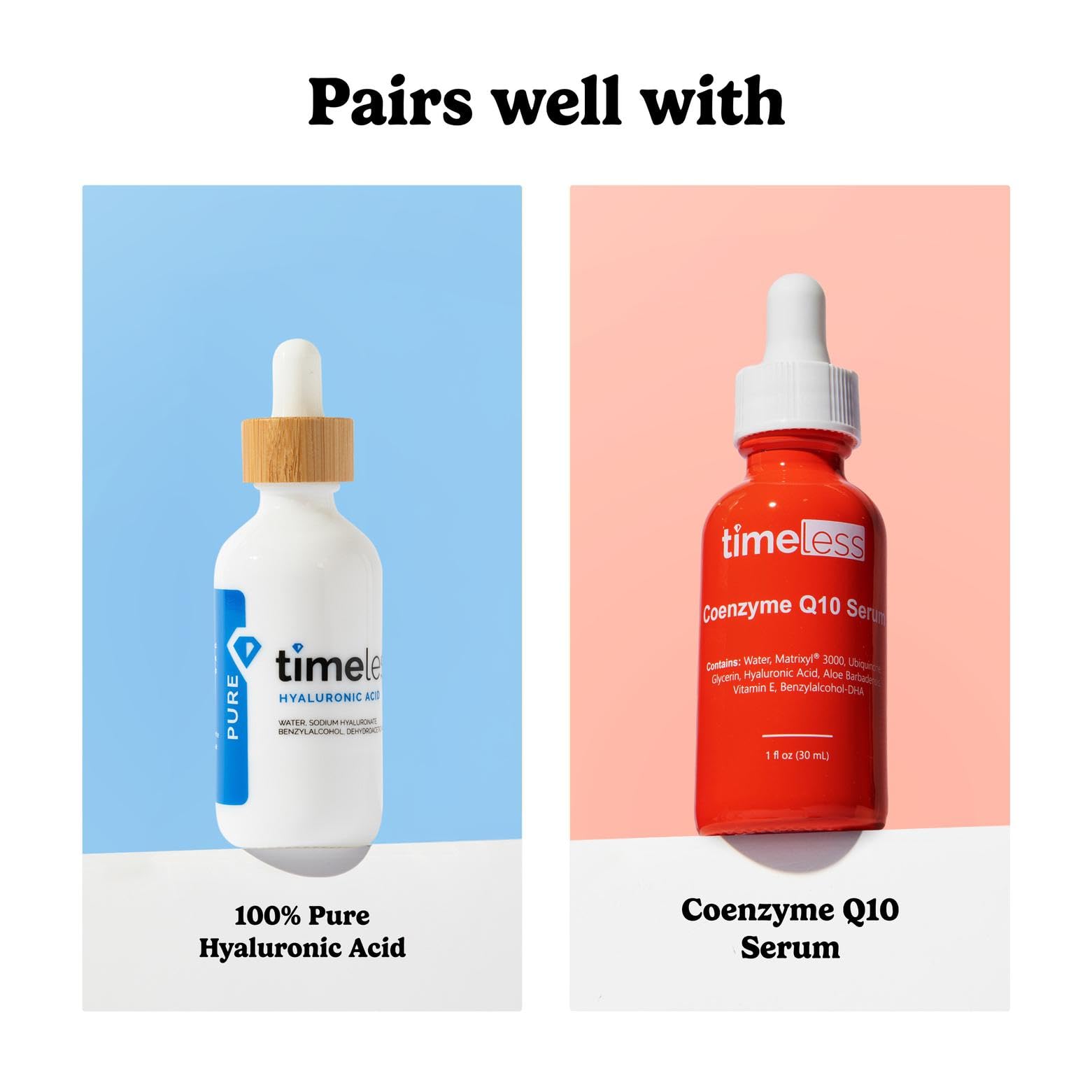Timeless Skin Care Vitamin C Serum flat lay in skincare routine.
