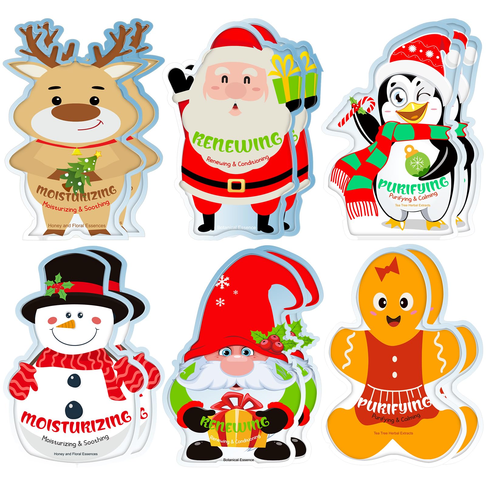 Timgle Santa mask design hydrates skin and elevates holiday mood.