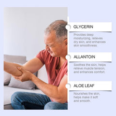 TIMLIFE cooling gel application showing menthol-frankincense blend for instant cooling.