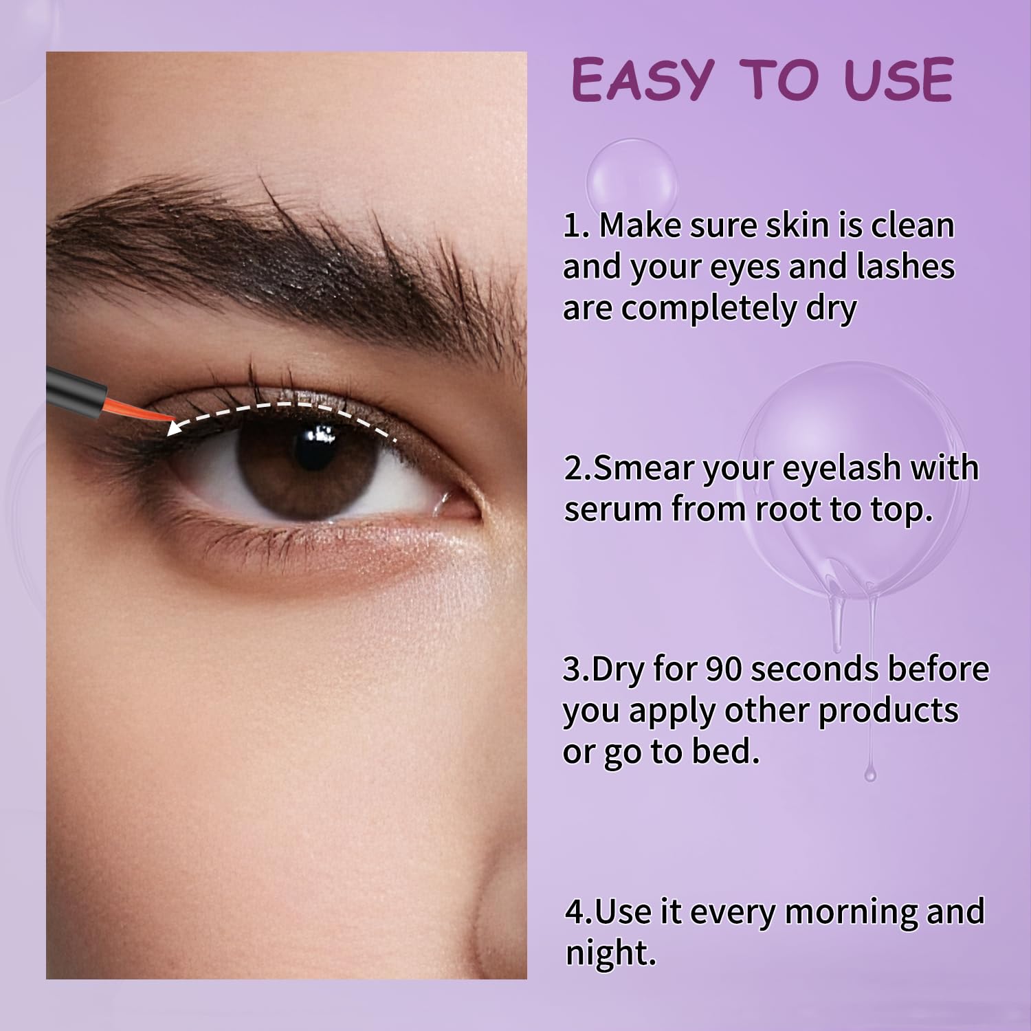 Tinclen daily routine shot shows day/night application for consistent results.