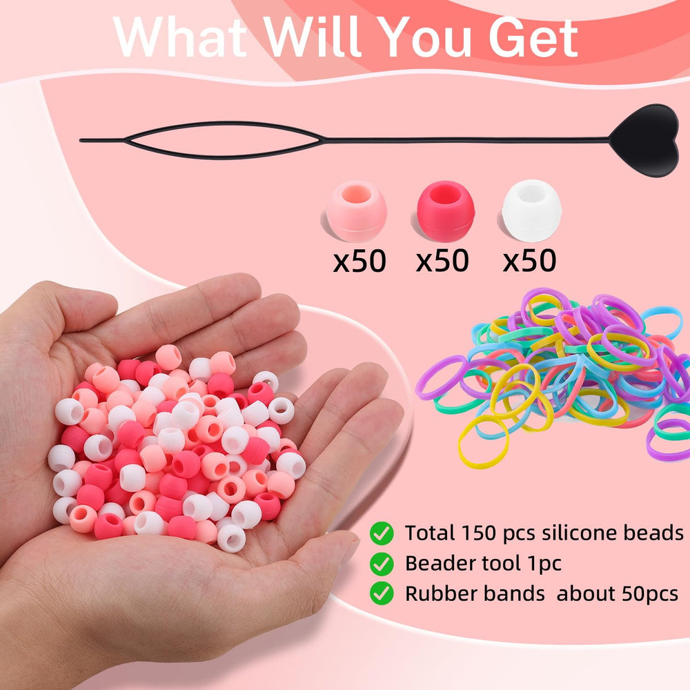 TINKRSTUFF all-in-one styling kit packaging with beads, beader, and bands