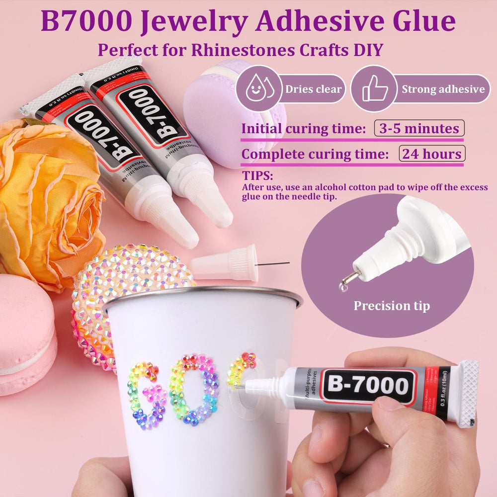 TINKRSTUFF B7000 clear glue for precise jewelry adhesion