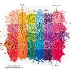 Tintark palette featuring luminous metallic shades for stunning eye looks.