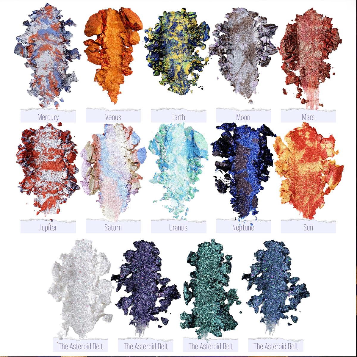 Tintark Galactic Assemble 3D design close-up highlights handcrafted planetary shadows.