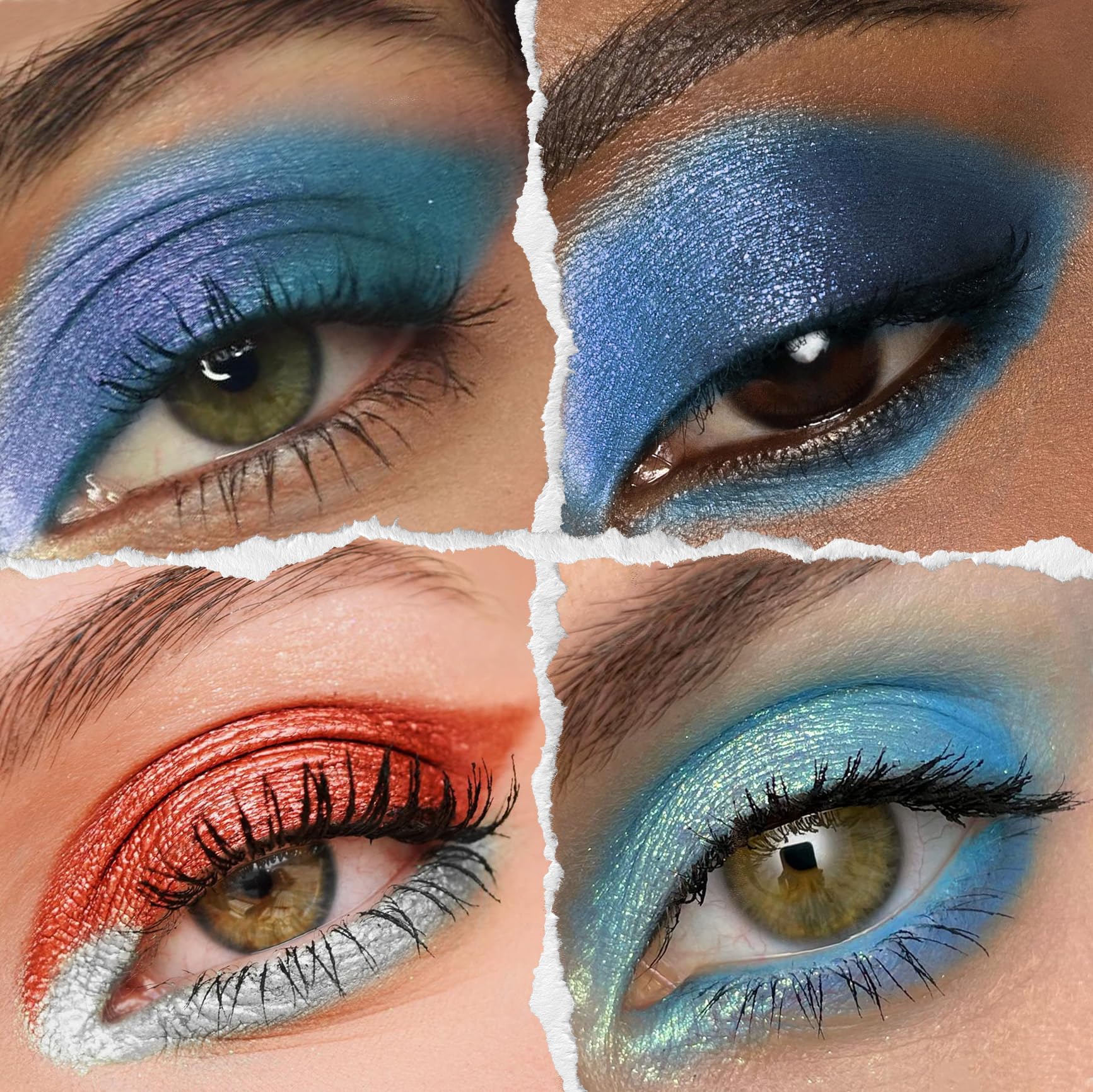 Tintark Galactic Assemble Mars shadow swatch captures fiery pigment for bold evening looks.