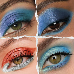 Tintark Galactic Assemble Mars shadow swatch captures fiery pigment for bold evening looks.