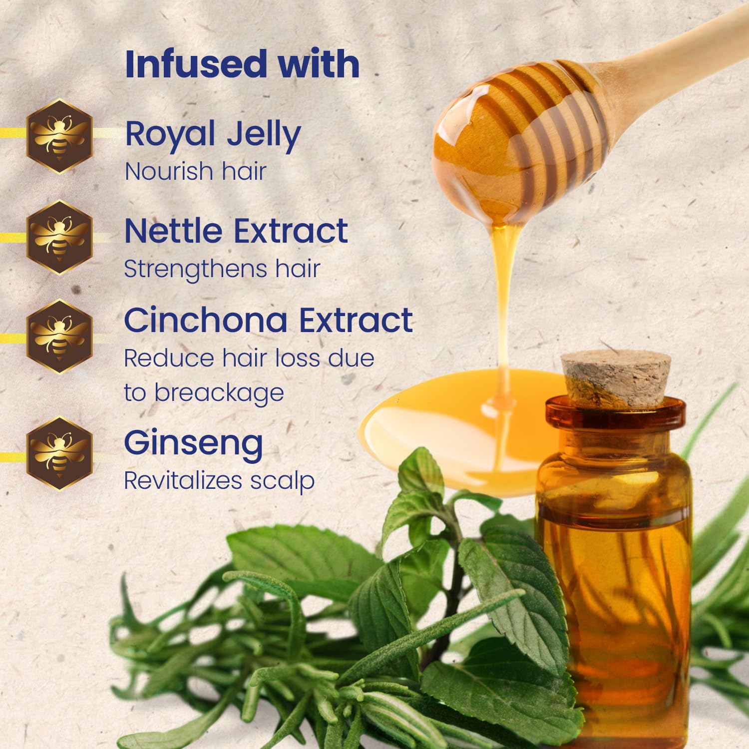 Tio Nacho conditioner mid-application image highlights detangling benefits.