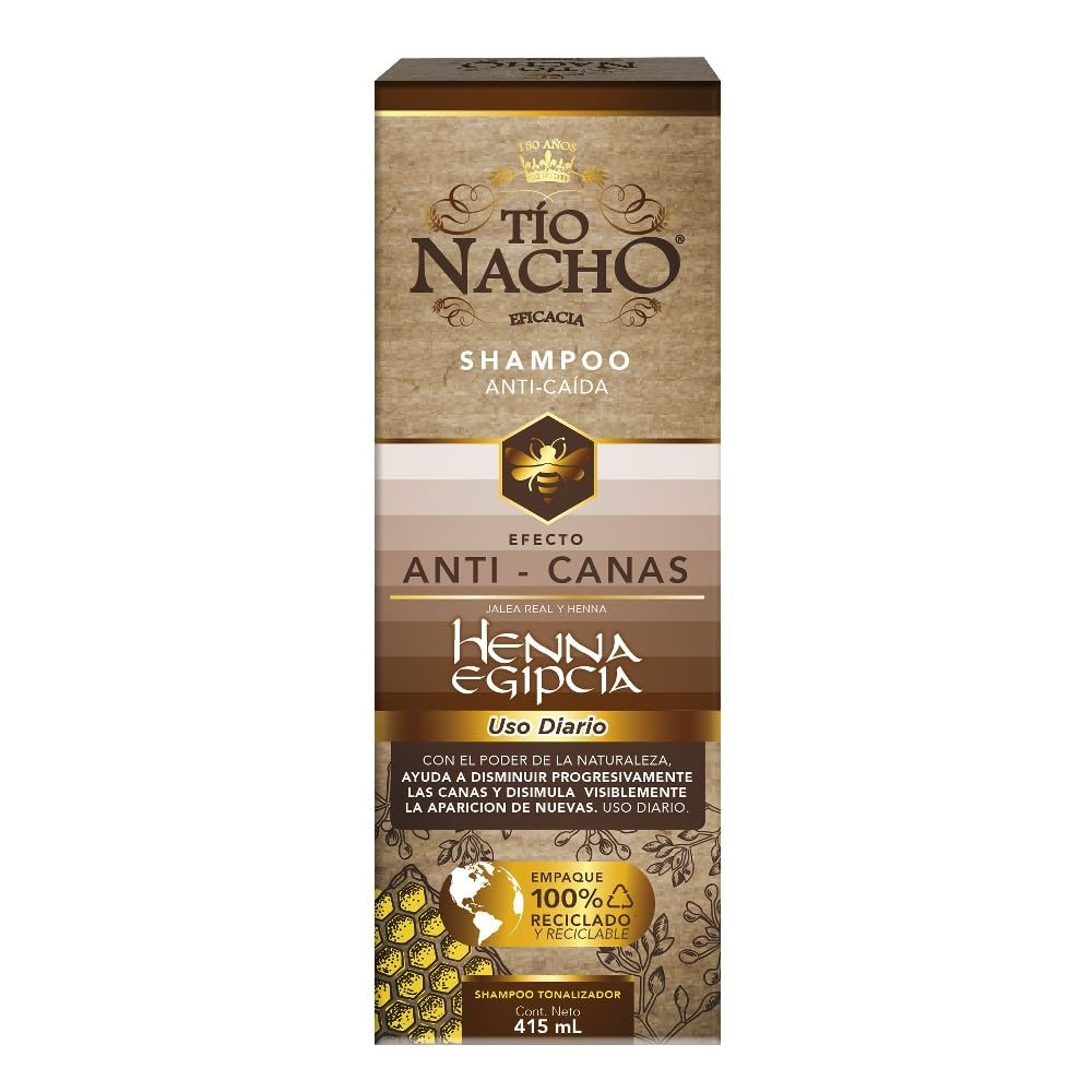 Tio Nacho royal jelly ingredients visual highlights nutrient-rich formula for hair strength and shine.