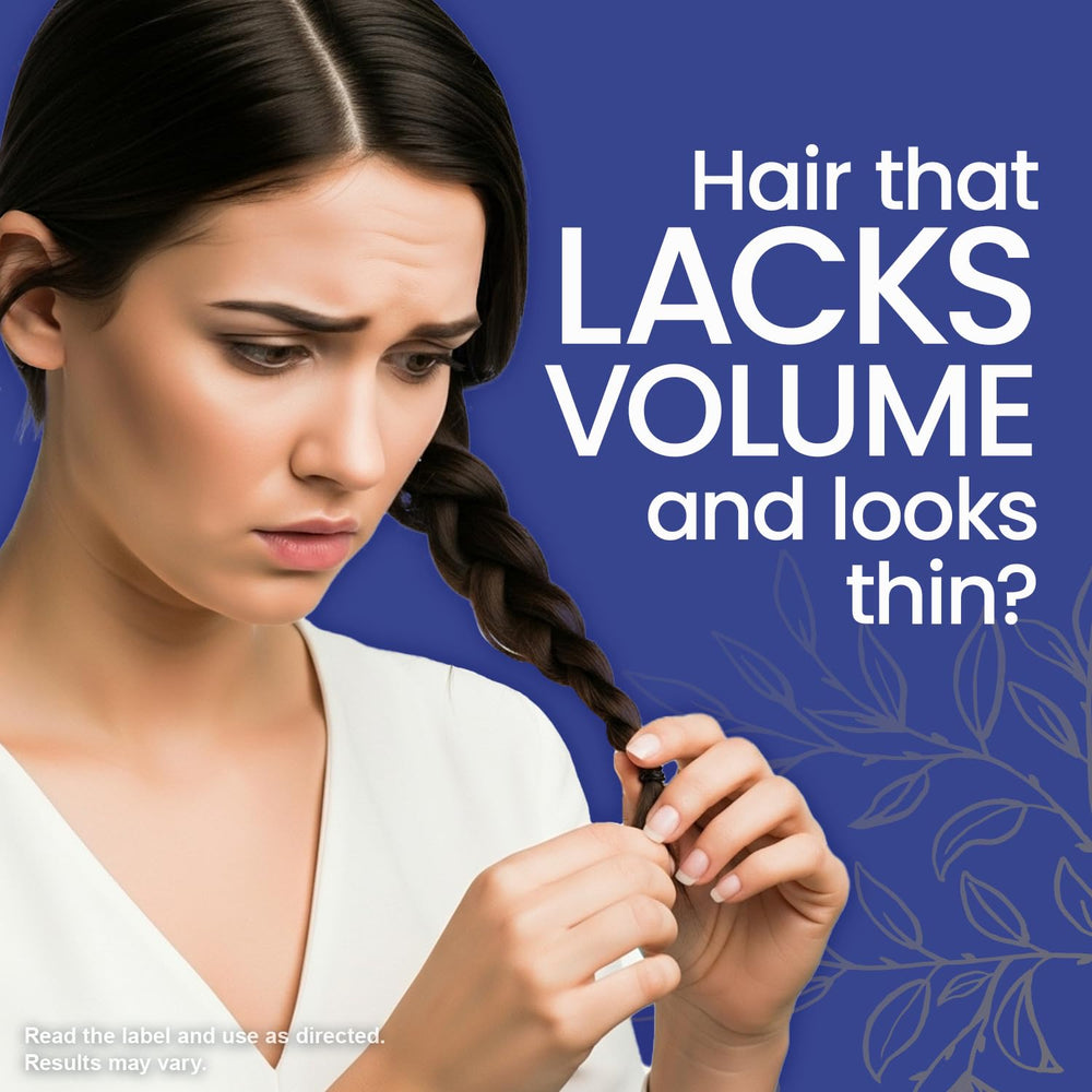 Tío Nacho Thickening Hair Treatment spray application demonstrates root lift.
