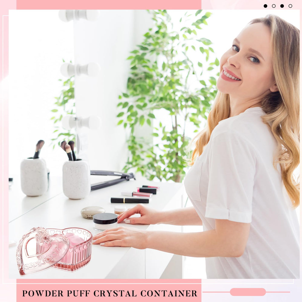 Tioncy bow detail puff adds charm while delivering smooth powder application.