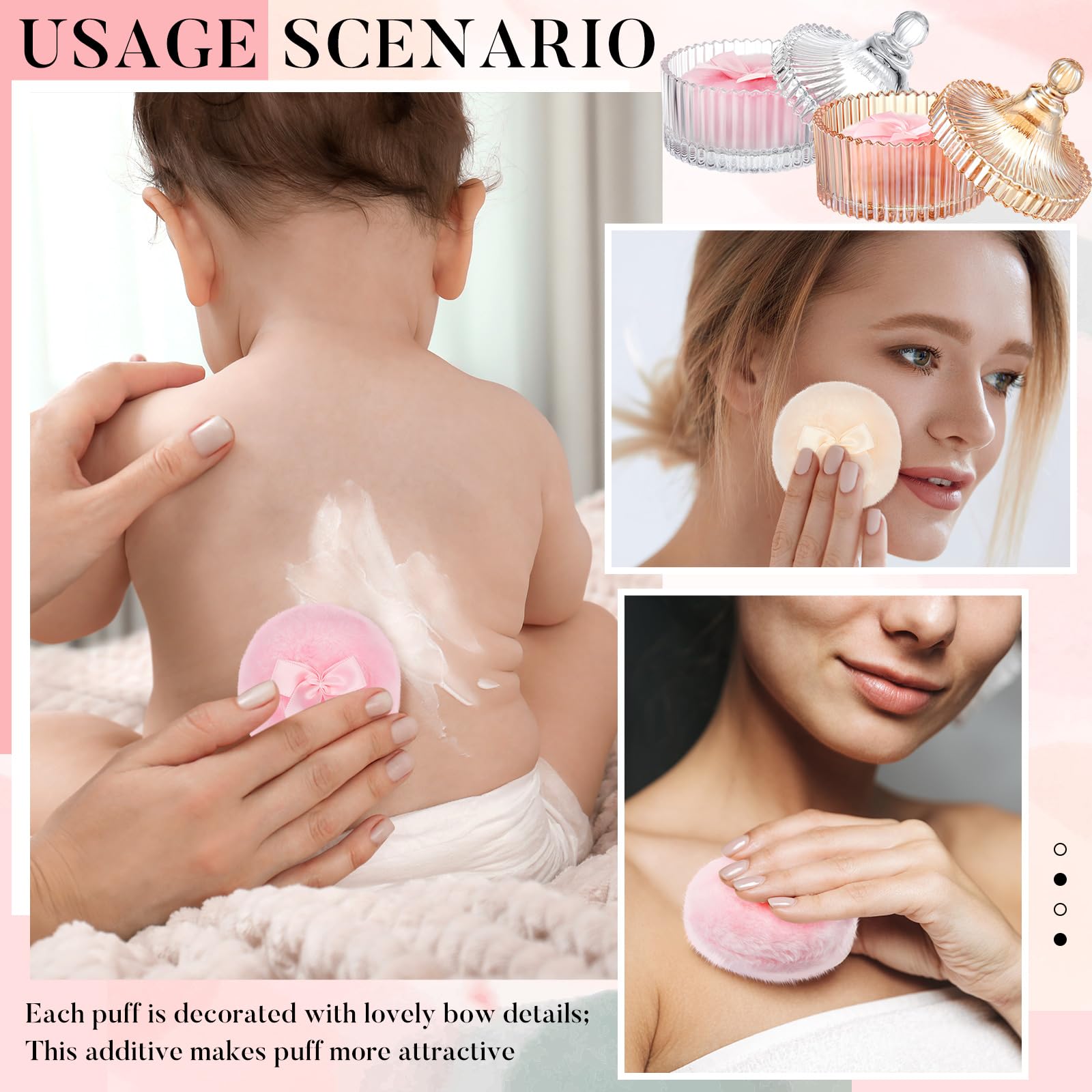 Tioncy easy-clean powder puff stays fresh after use