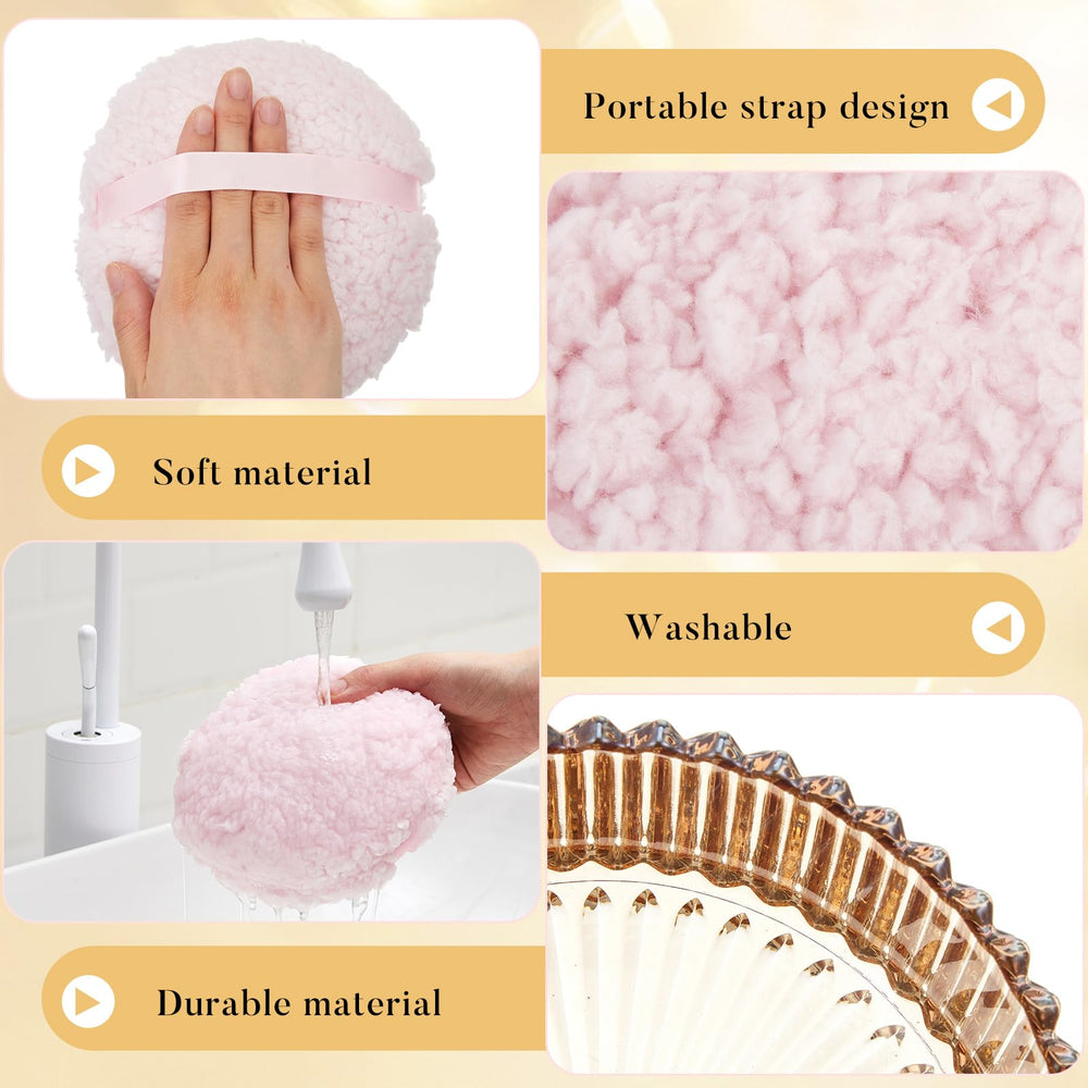 Tioncy powder puff strap demonstrates secure grip during use