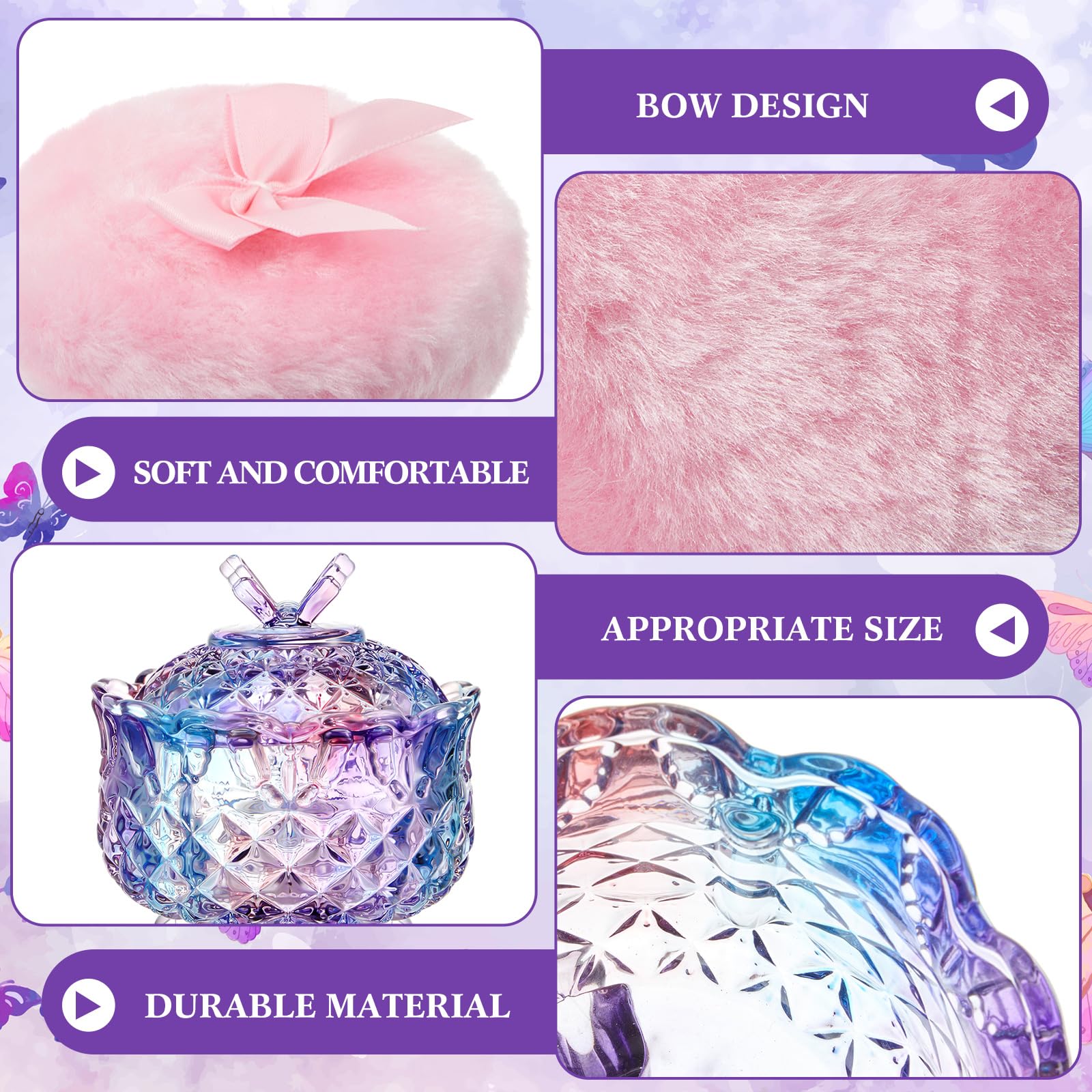 Tioncy puff-bow-detail adds a cute, eye-catching charm.