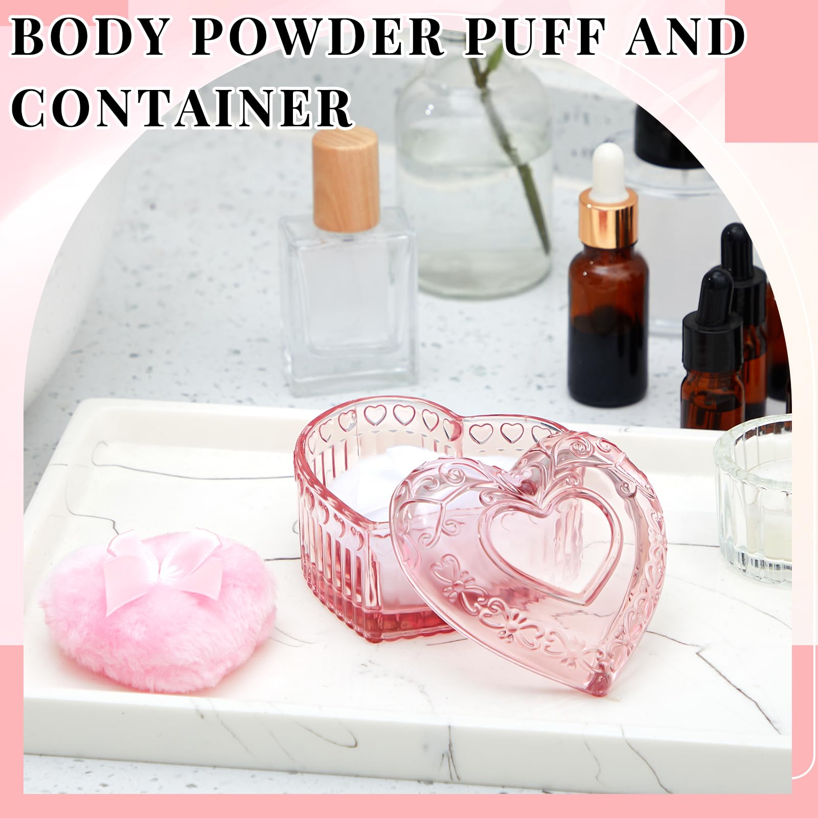 Tioncy soft plush powder puffs provide skin friendly comfort during makeup application.