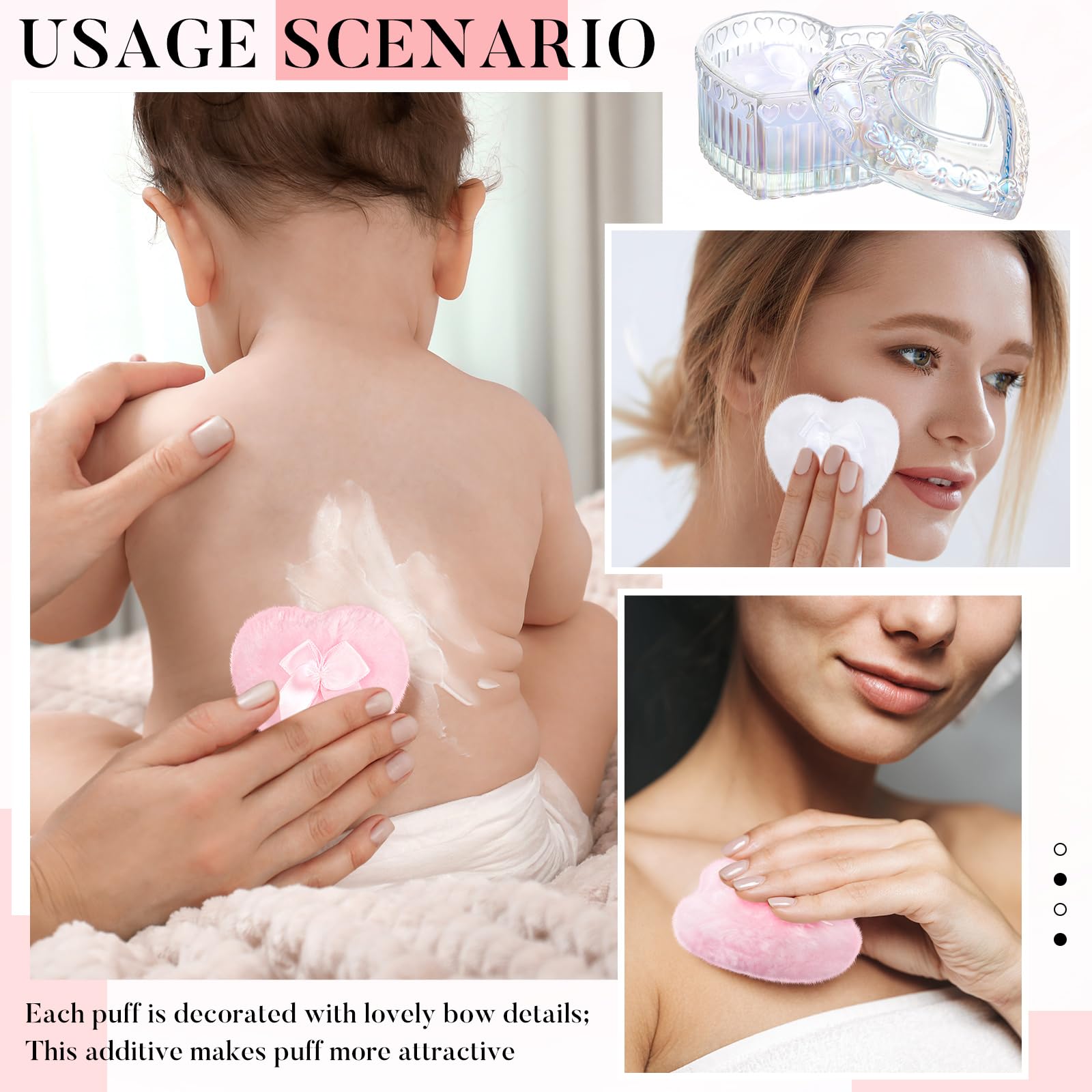 tioncy washable puffs offer durable use and easy cleaning