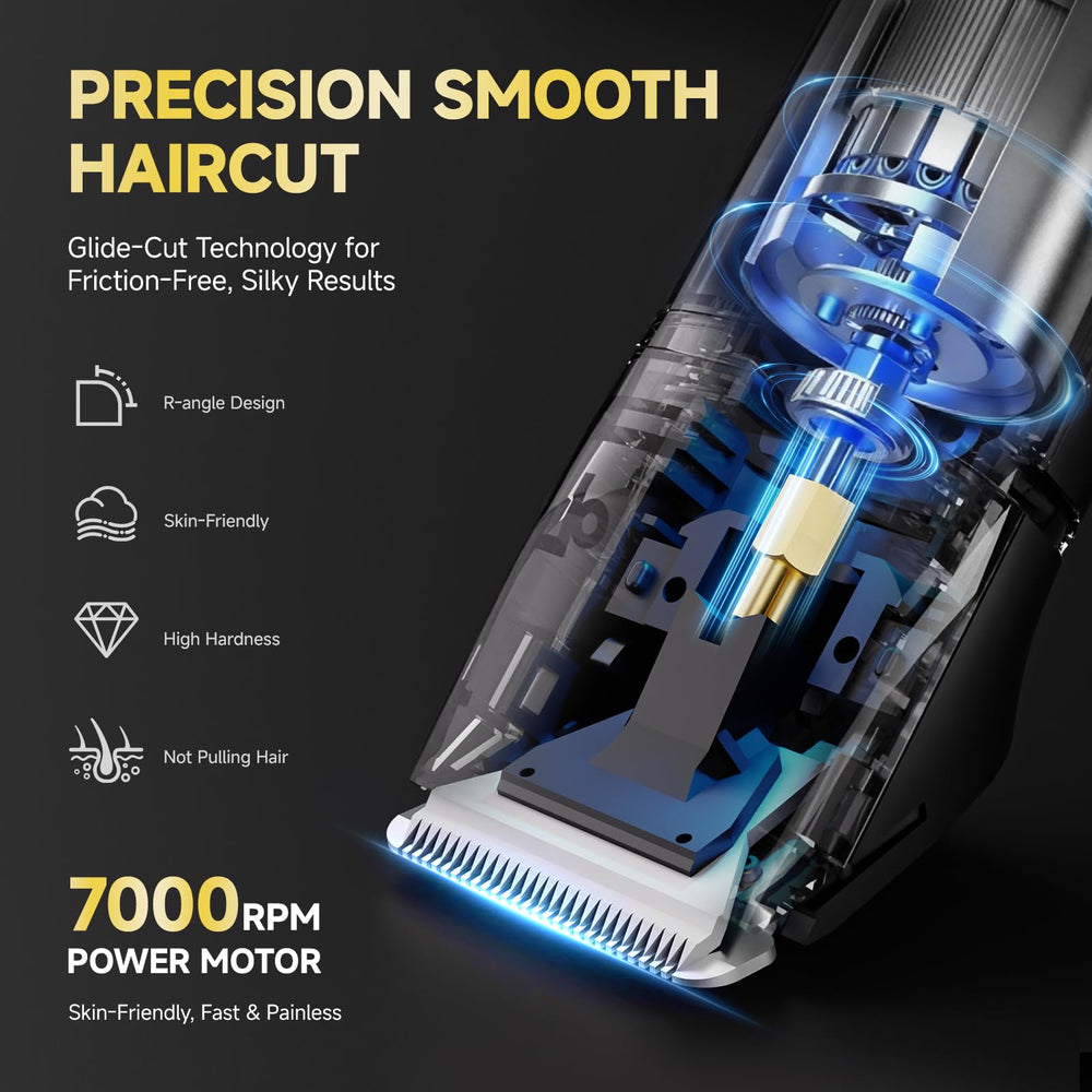 Tiovara beard trimmer in hand demonstrates ergonomic grip for effortless body grooming.