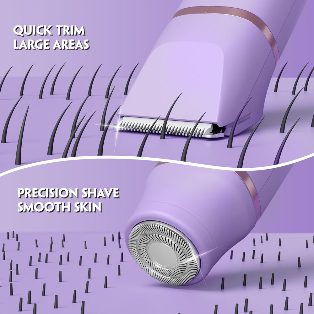 Tiovara bikini trimmer body shave head enables precise body grooming