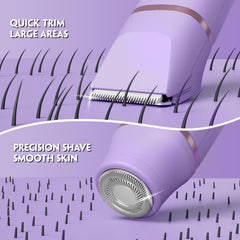 Tiovara bikini trimmer body shave head enables precise body grooming