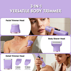 Tiovara bikini trimmer heads attachments showing versatile grooming options