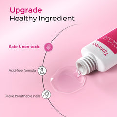 TIPHULAN bottle open showing fast-drying action for quick manicure touch-ups.