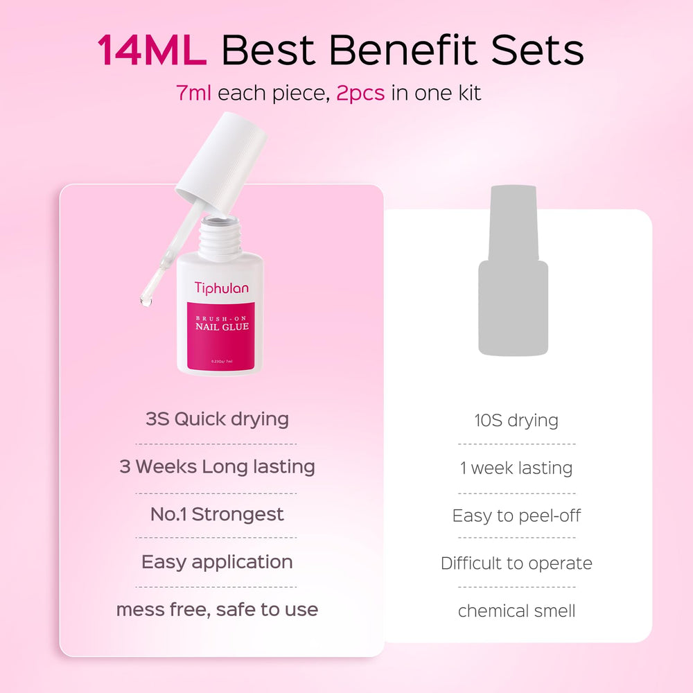 TIPHULAN nail glue with MSDS and SGS certifications for safety