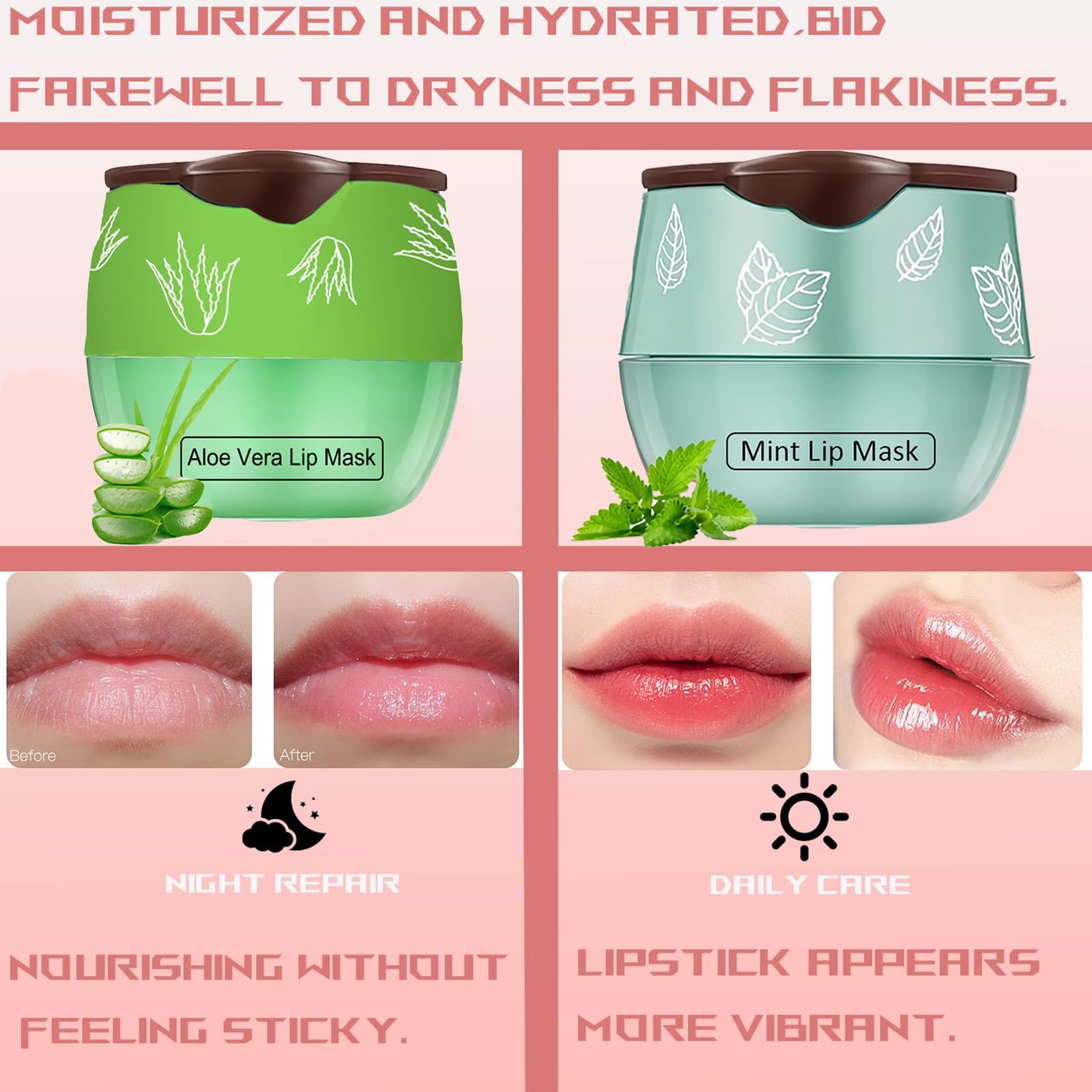 TIRDET bee lip balm honey pot with applicator showing precise application.