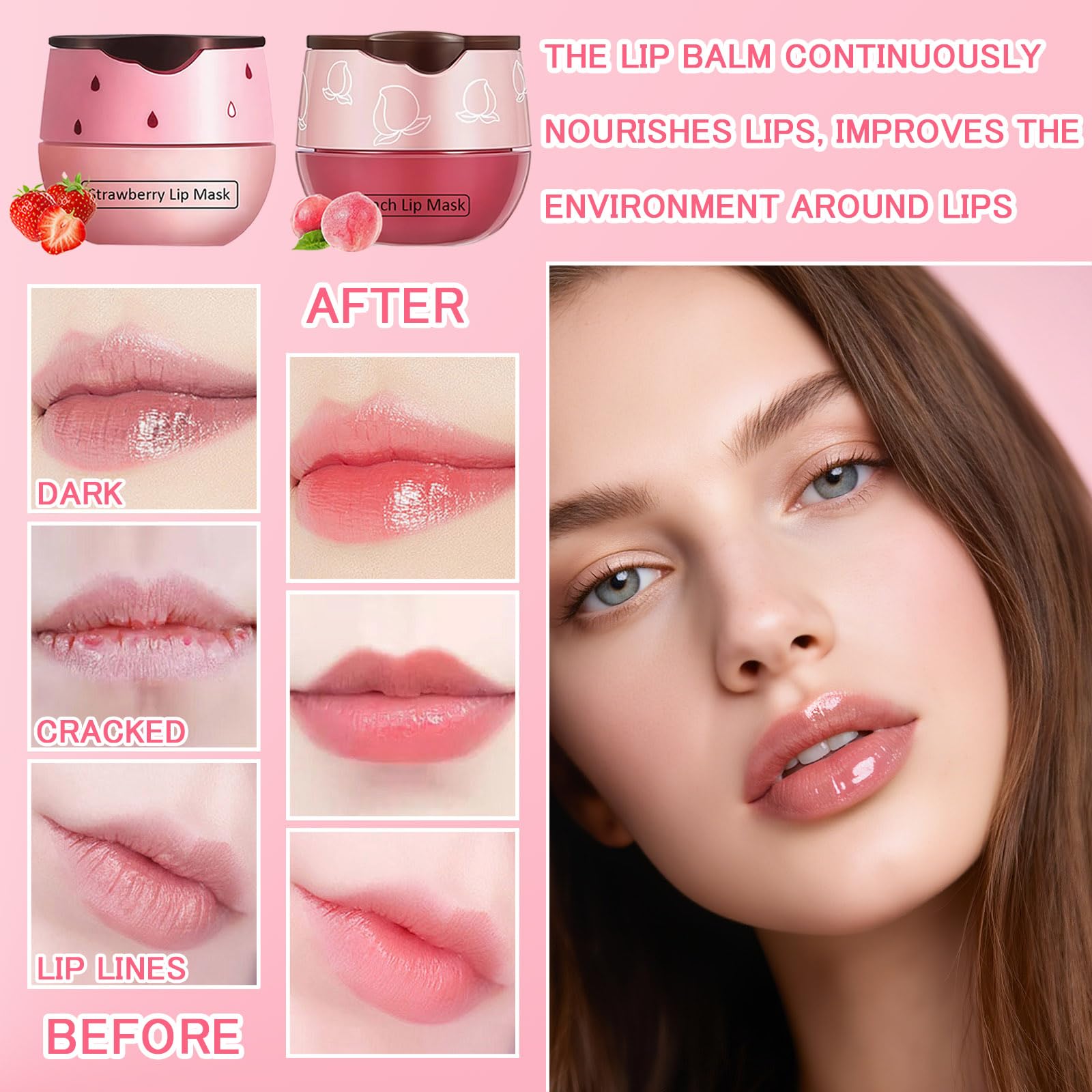 TIRDET bee lip balm stick application demonstrates easy glide and mess-free use.