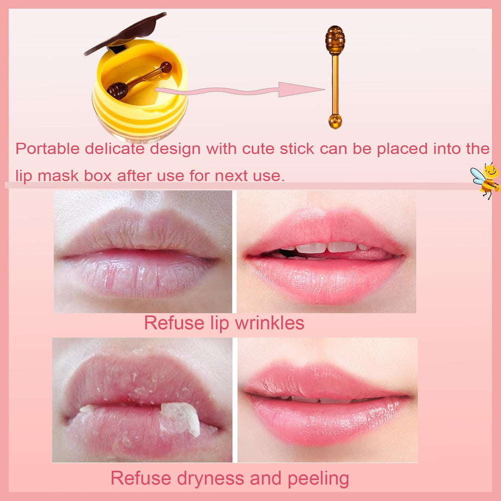 TIRDET fruity-flavored lip mask delivers pleasant scents and gentle nourishment.