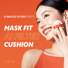 TIRTIR cushion foundation semi-matte texture for smooth, even skin