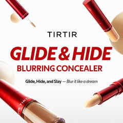 TIRTIR Glide&Hide balm-stick blur for targeted contouring and soft focus.
